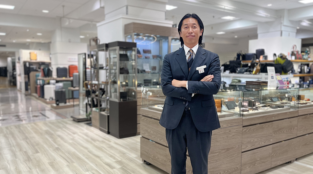 営業一部 紳士服・子供服・ホビー担当 チームマネージャー 熊谷 敏明 2008年入社／経済学部卒